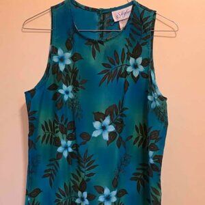 Skylar Blue Floral Dress M